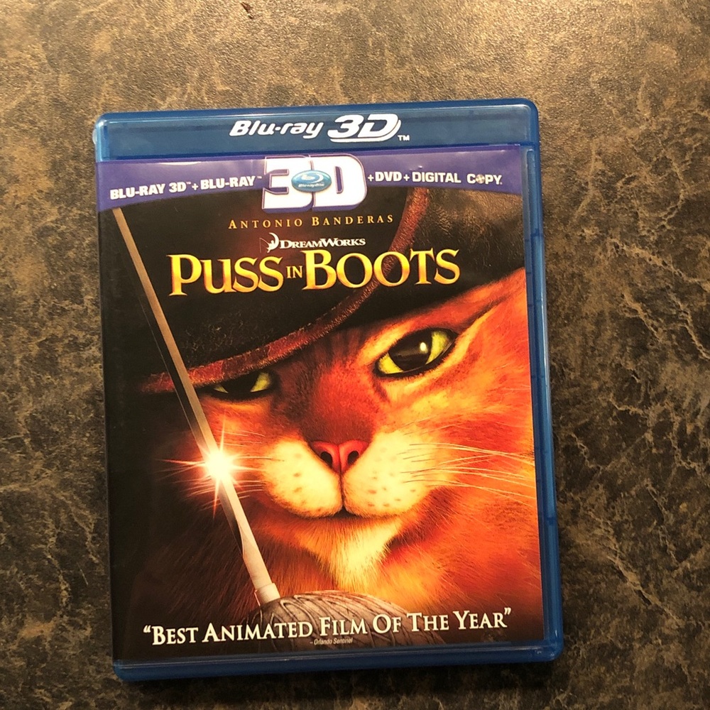 Puss in Boots Blu-ray 3D